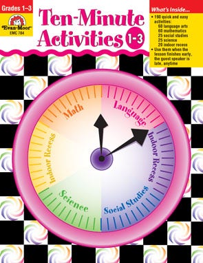 Ten-Minute Activities Grades 1-3 Ebook