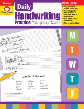 Daily Handwriting Practice Contemporary Cursive Ebook
