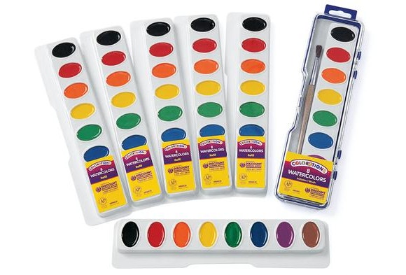 Colorations Regular Best Value Watercolor Single Refill 8 Colors