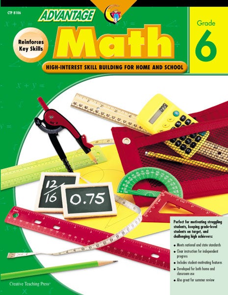 Gr 6 Math - Advantage Workbooks Ebook