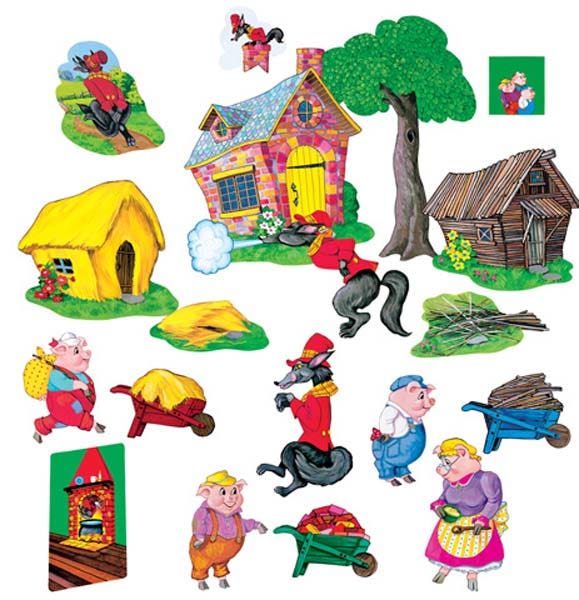 The Three Pigs Flannelboard Set