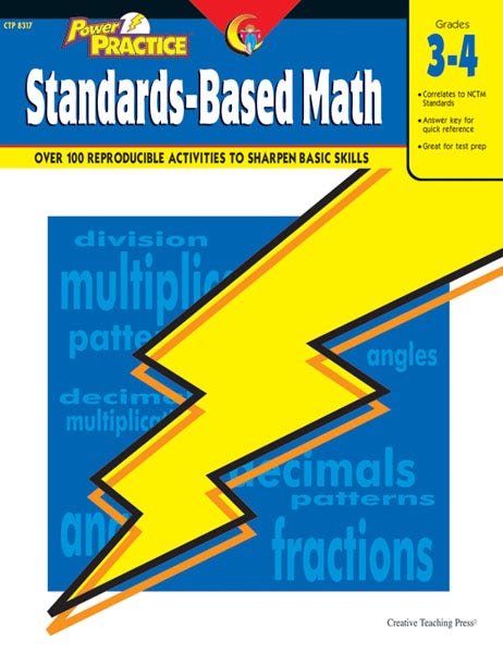 Gr 3-4 Standards-based Math Power Practice Series Ebook
