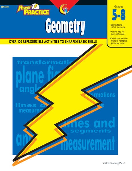 Power Practice: Geometry Gr. 5-8 eBook Ebook