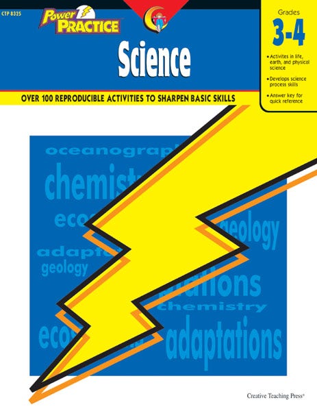 Gr 3-4 Science Power Practice Ebook