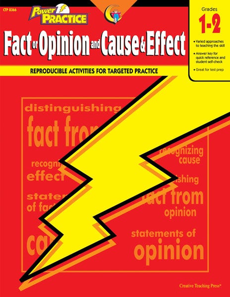 Gr 1-2 Fact Or Opinion & Cause And Effect Language Power