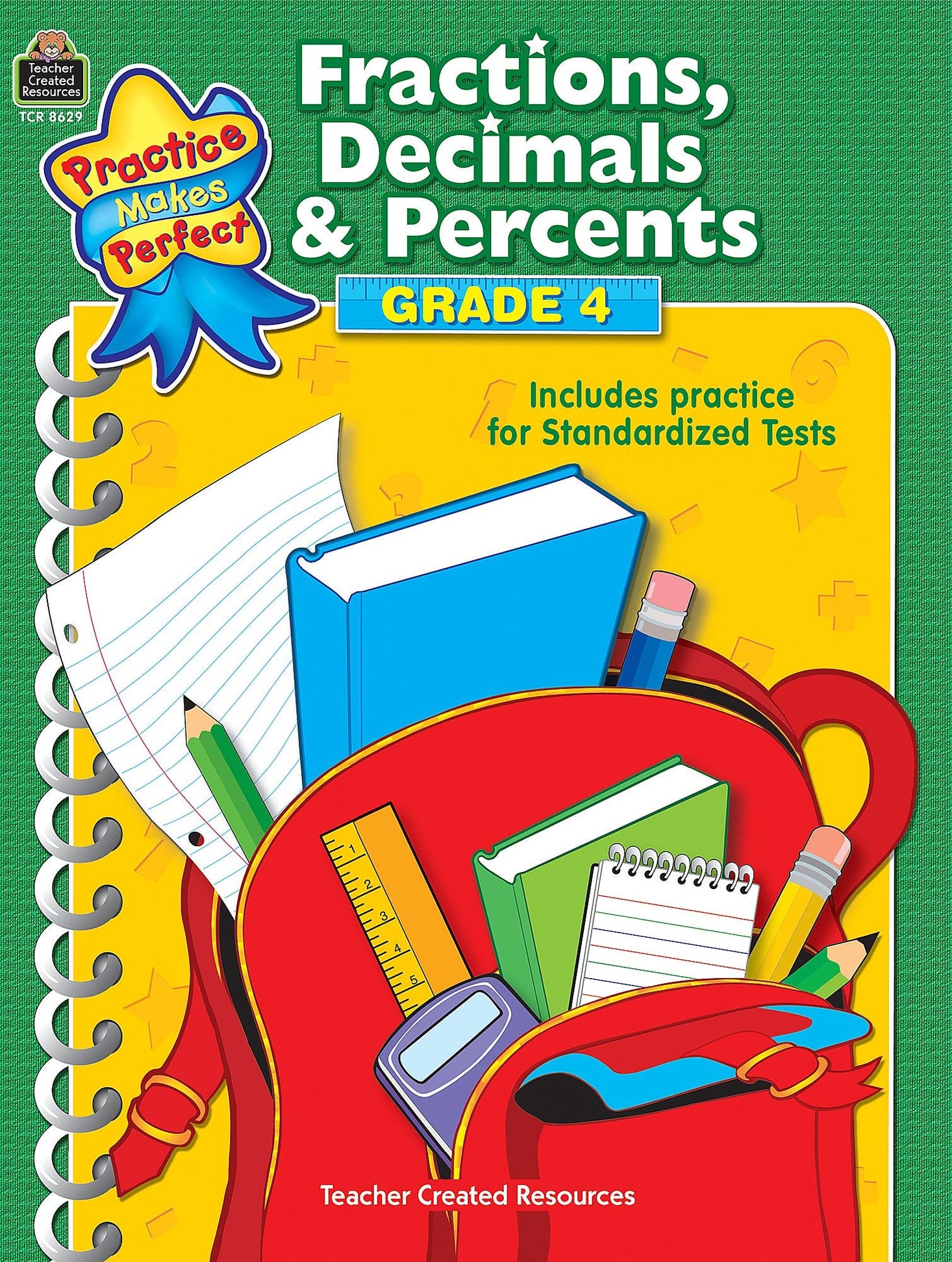 Fractions Decimals & Percents Grade 4 Ebook