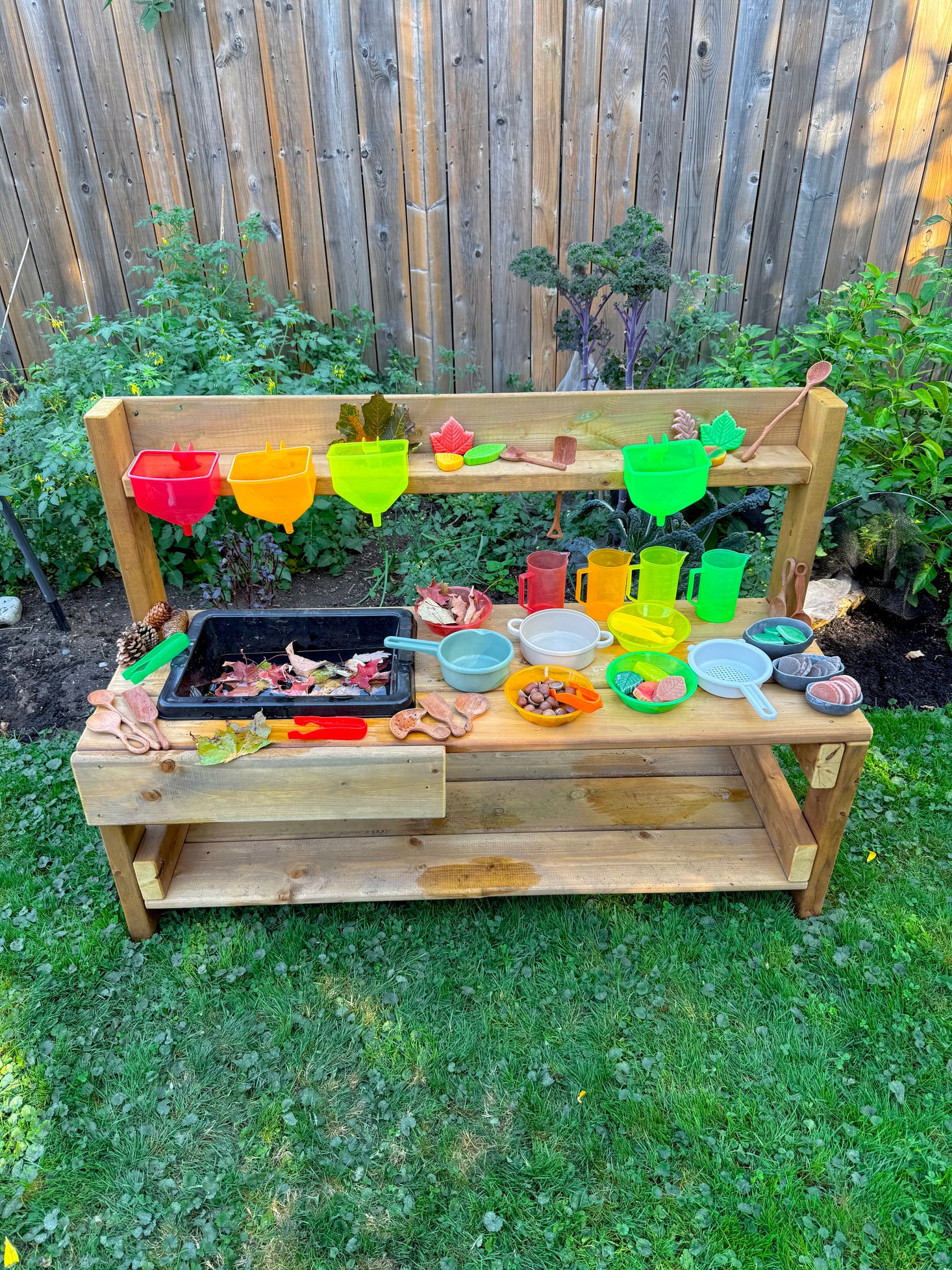 Toddler Messy Play Kitchen Pressure Treated by Naturally Inspired Play