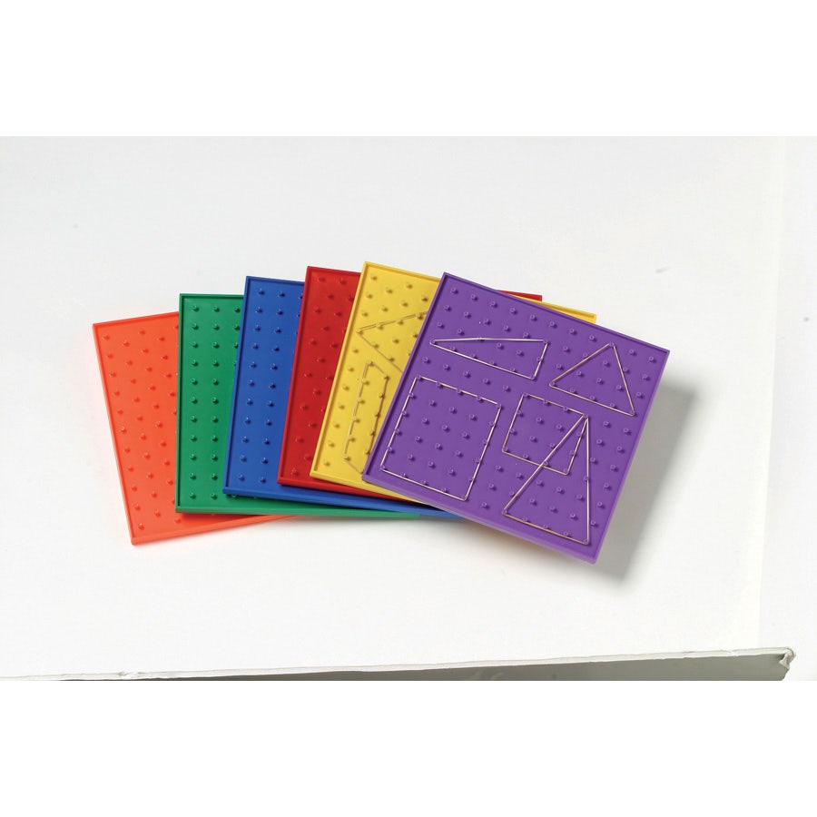 Rainbow Geobards Double Sided 9in Set of 6
