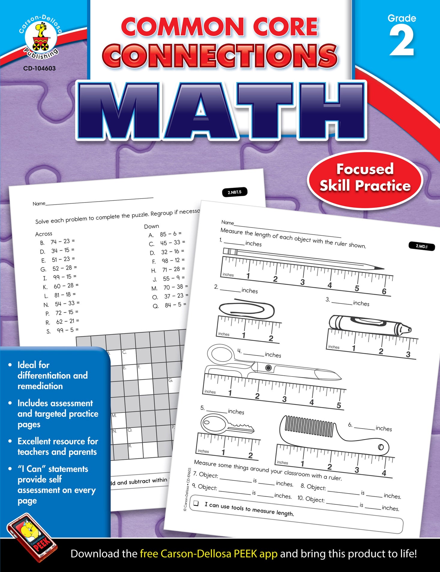 Common Core Connections Math: Grade 2 Ebook