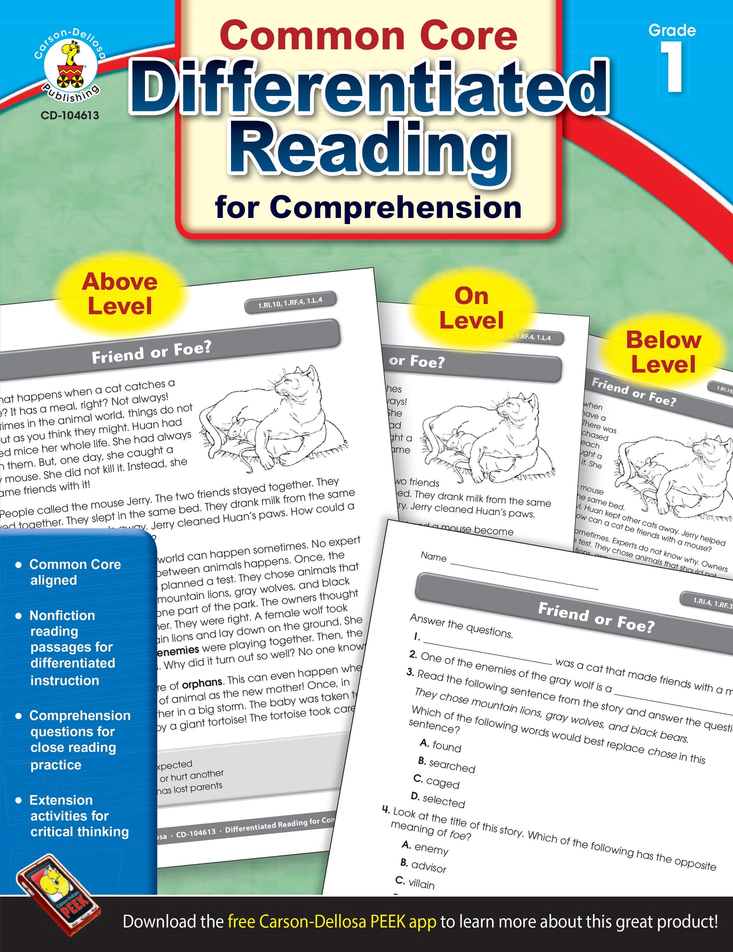 Differentiated Reading for Comprehension Grade 1 (ebook)