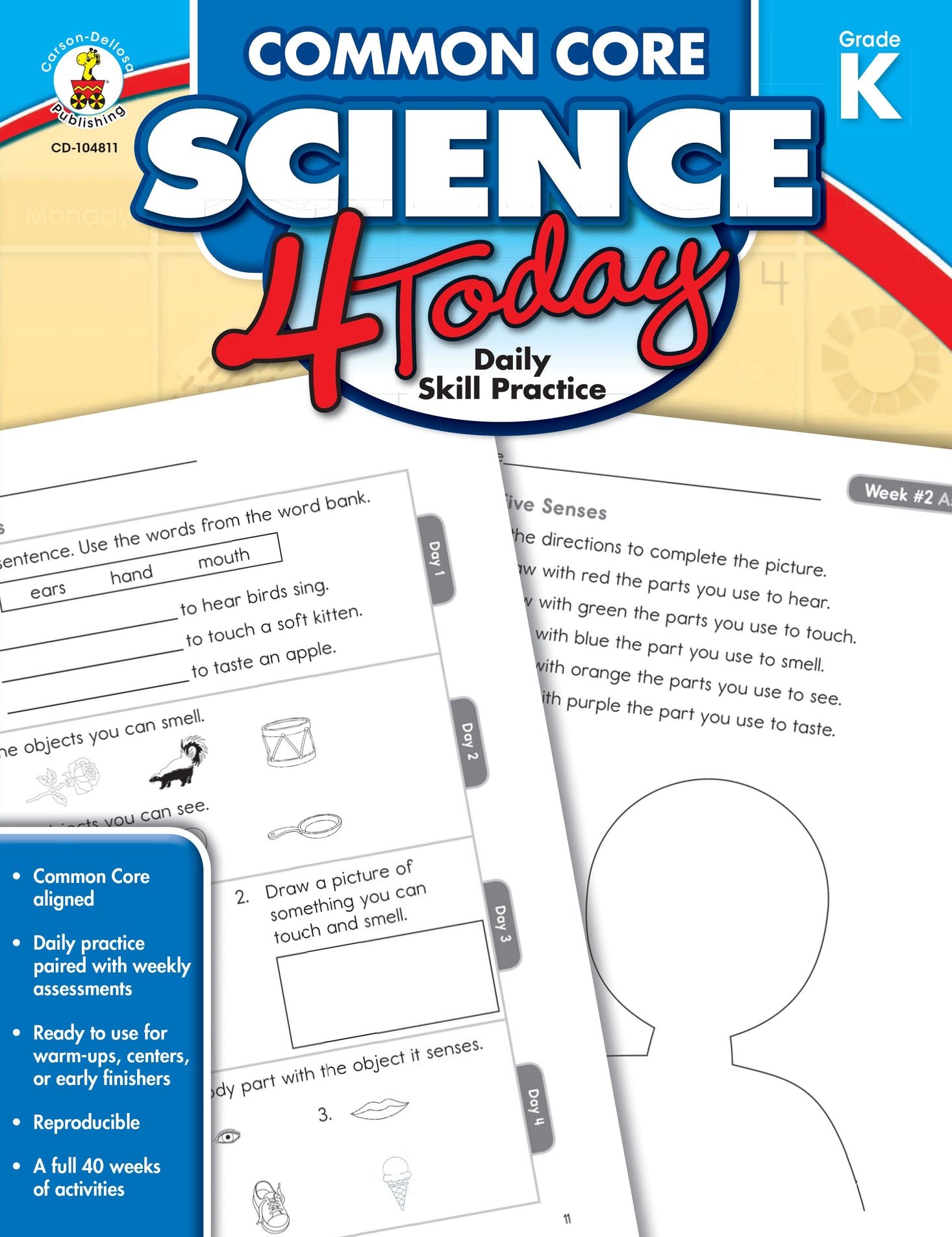 Common Core Science 4 Today Grade K (eBook) Ebook