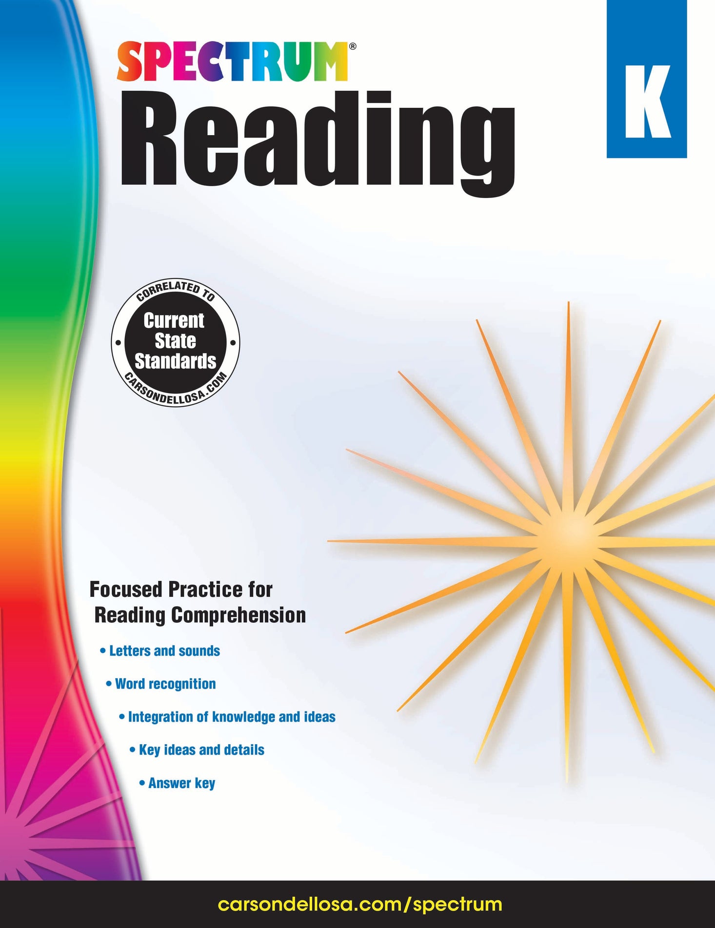 Spectrum Reading Grade K Ebook
