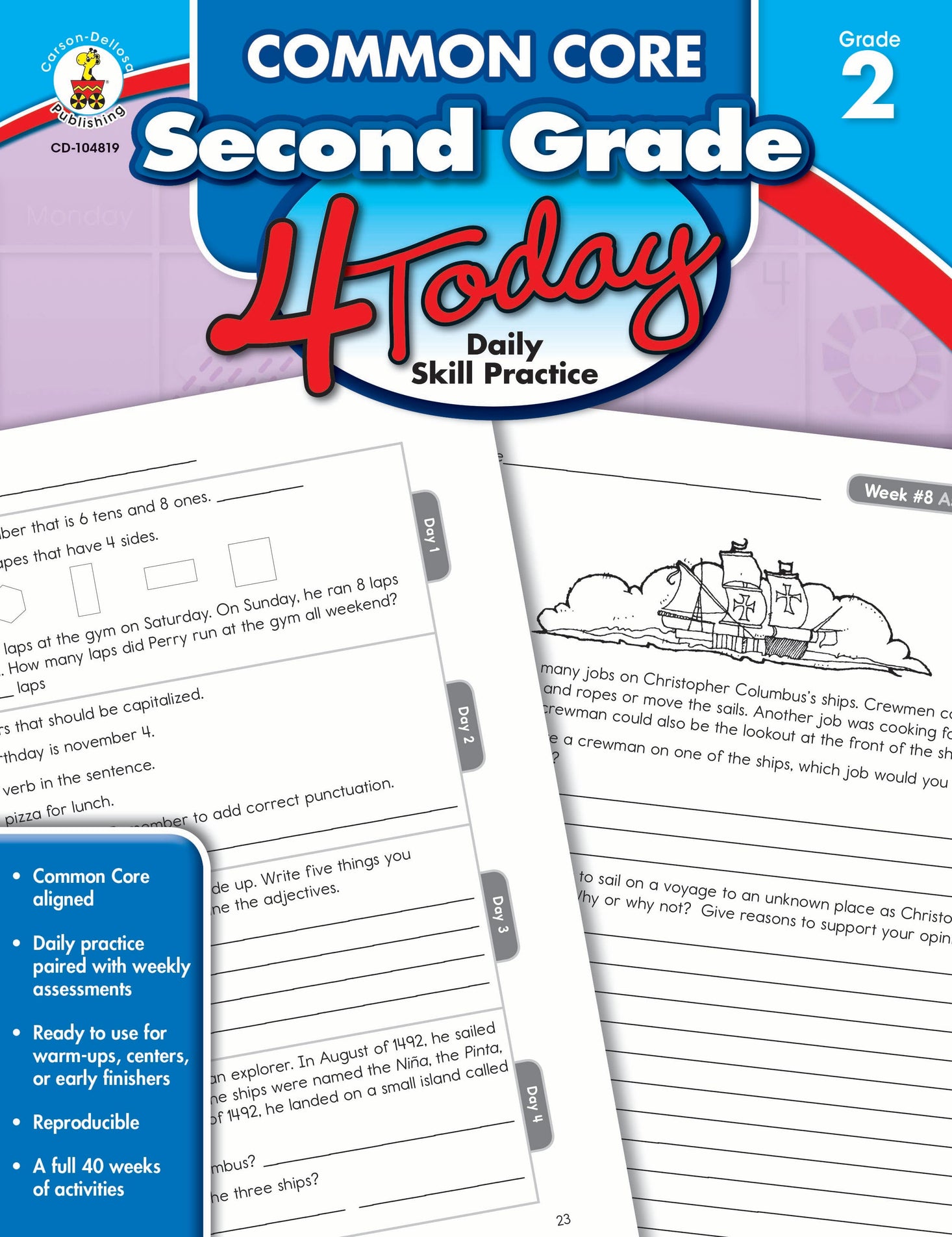 Common Core Second Grade 4 Today Grade 2 Ebook