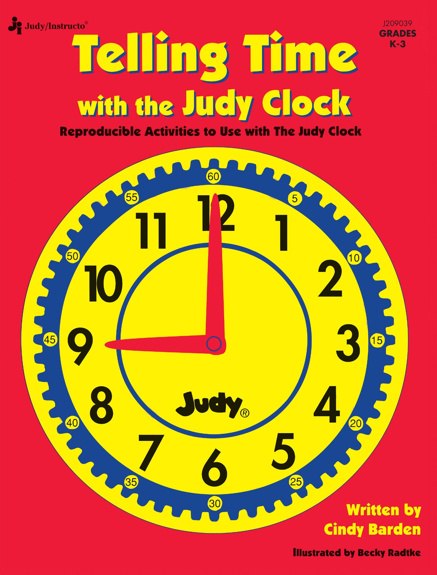 Telling Time With The Judy Clock Grades K - 3 (ebook) Ebook