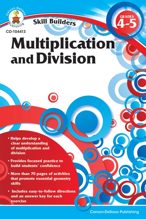 Multiplication and Division Grades 4 - 5 Ebook