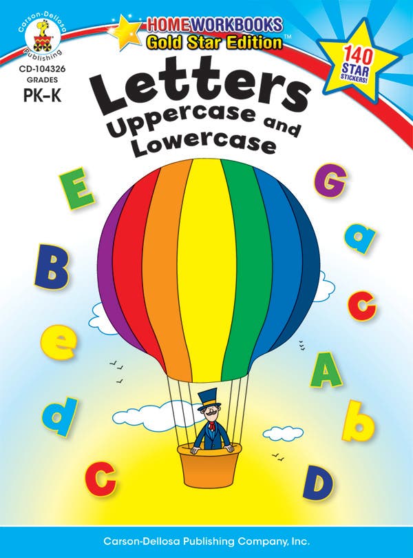 Letters: Uppercase And Lowercase Grades Pk - K (ebook) Ebook