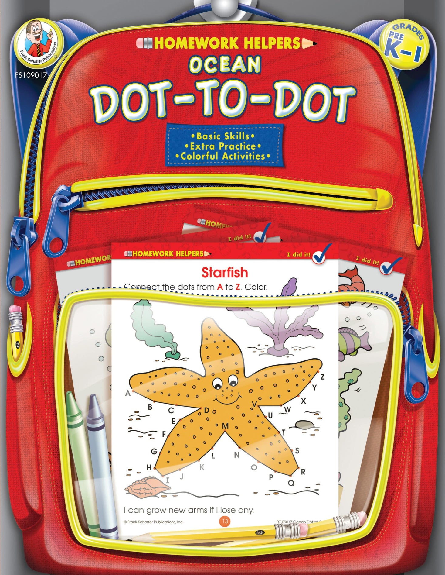 Ocean Dot-To-Dot Grades Pk - 1 (ebook) Ebook