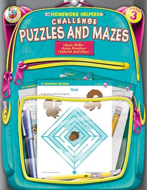 Challenge Puzzles and Mazes Grade 3 Ebook