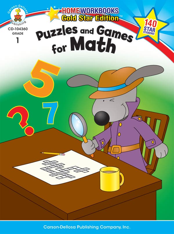 Puzzles And Games For Math Grade 1 (ebook) Ebook
