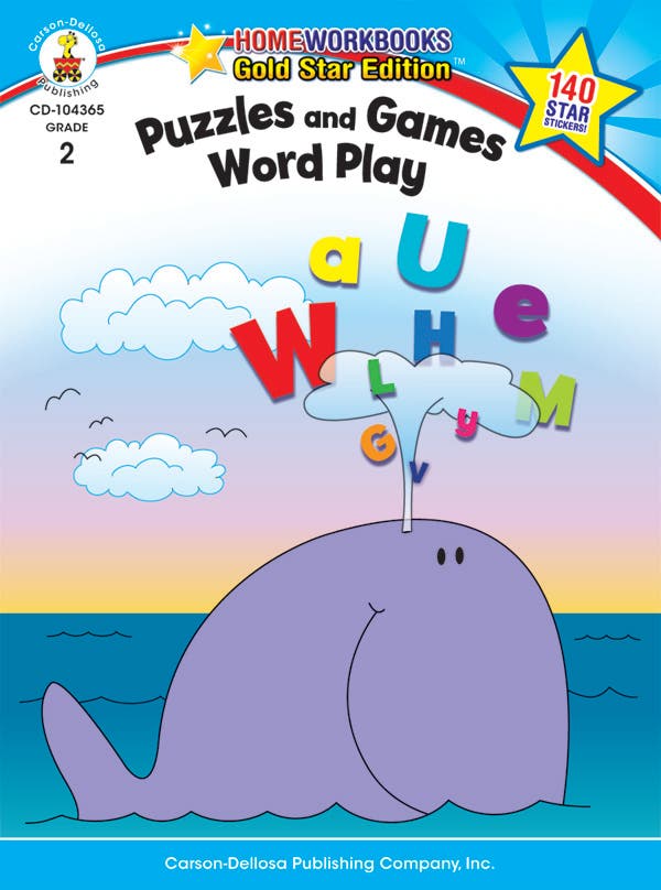 Puzzles And Games: Word Play Grade 2 (ebook) Ebook