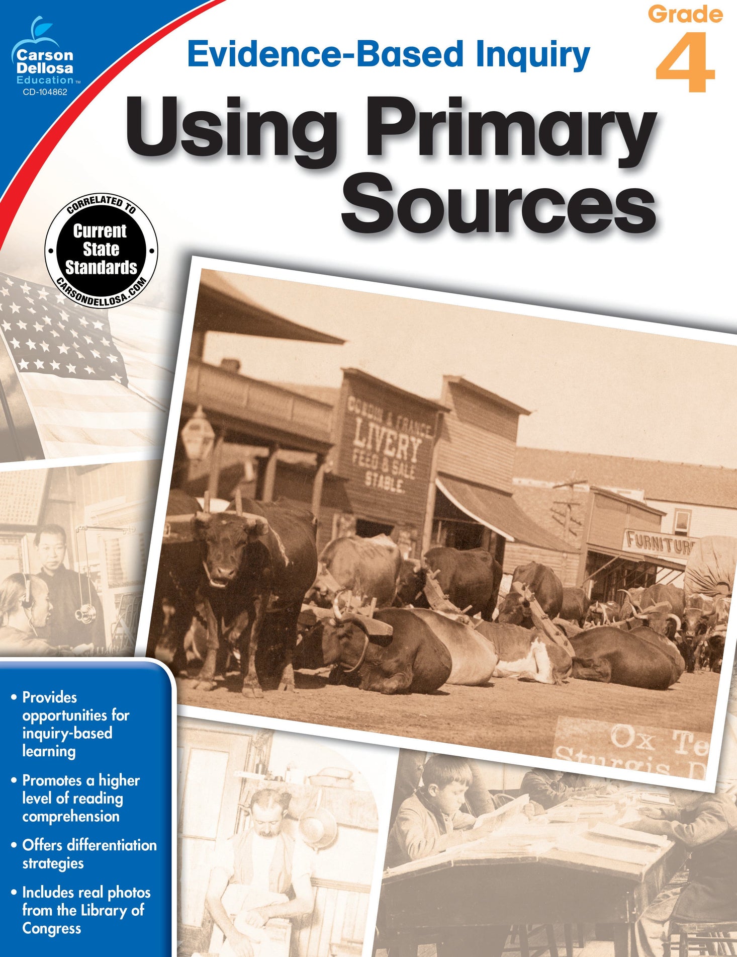 Using Primary Sources Grade 4 Ebook