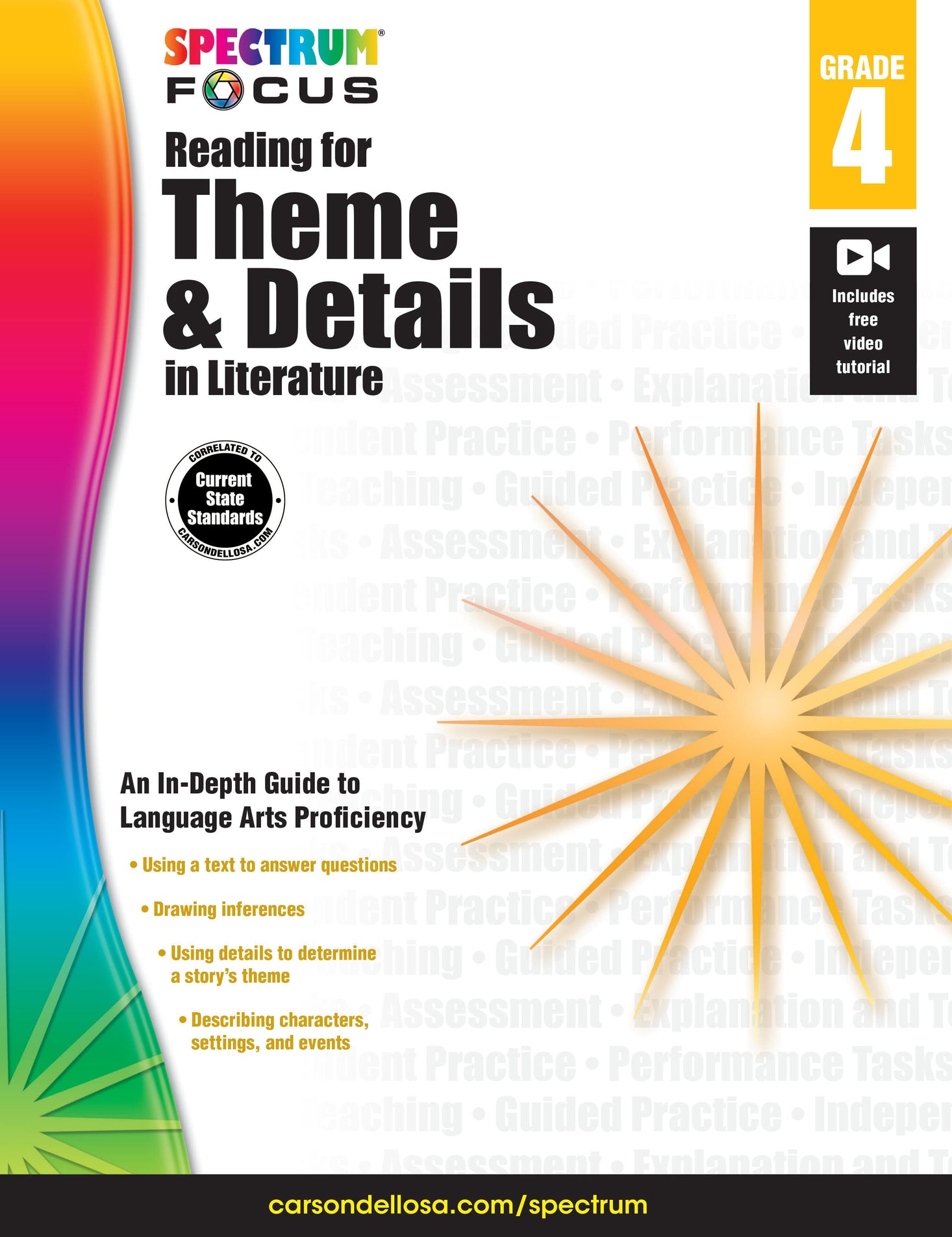 Spectrum Reading For Theme And Details In Literature Ebook