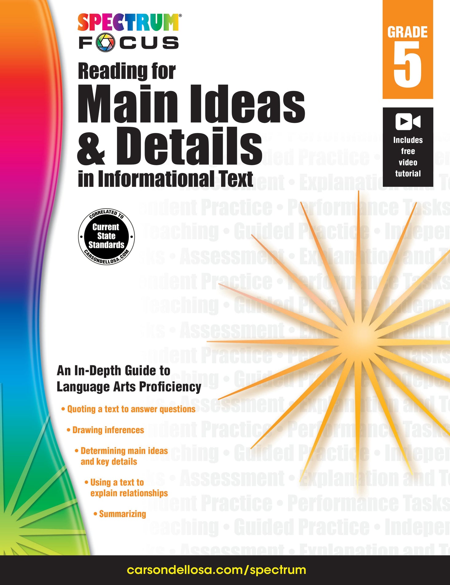 Spectrum Reading For Main Ideas And Details In Informational