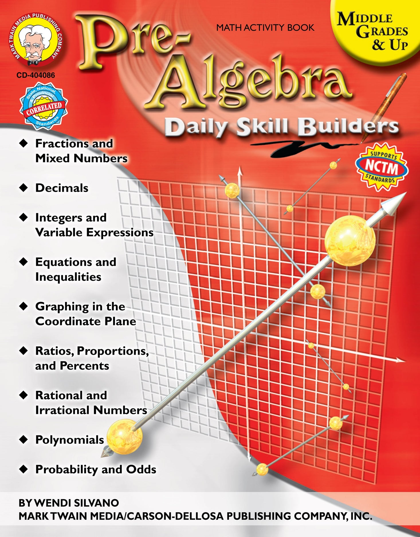Daily Skill Builders: Pre-Algebra Ebook