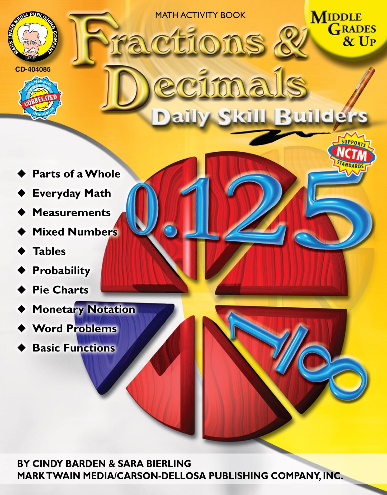Daily Skill Builders: Fractions & Decimals Ebook