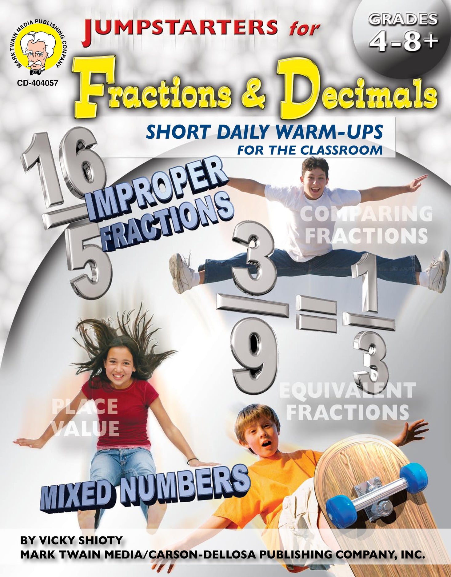 Gr4-8 Jumpstarters for Fractions & Decimals Ebook