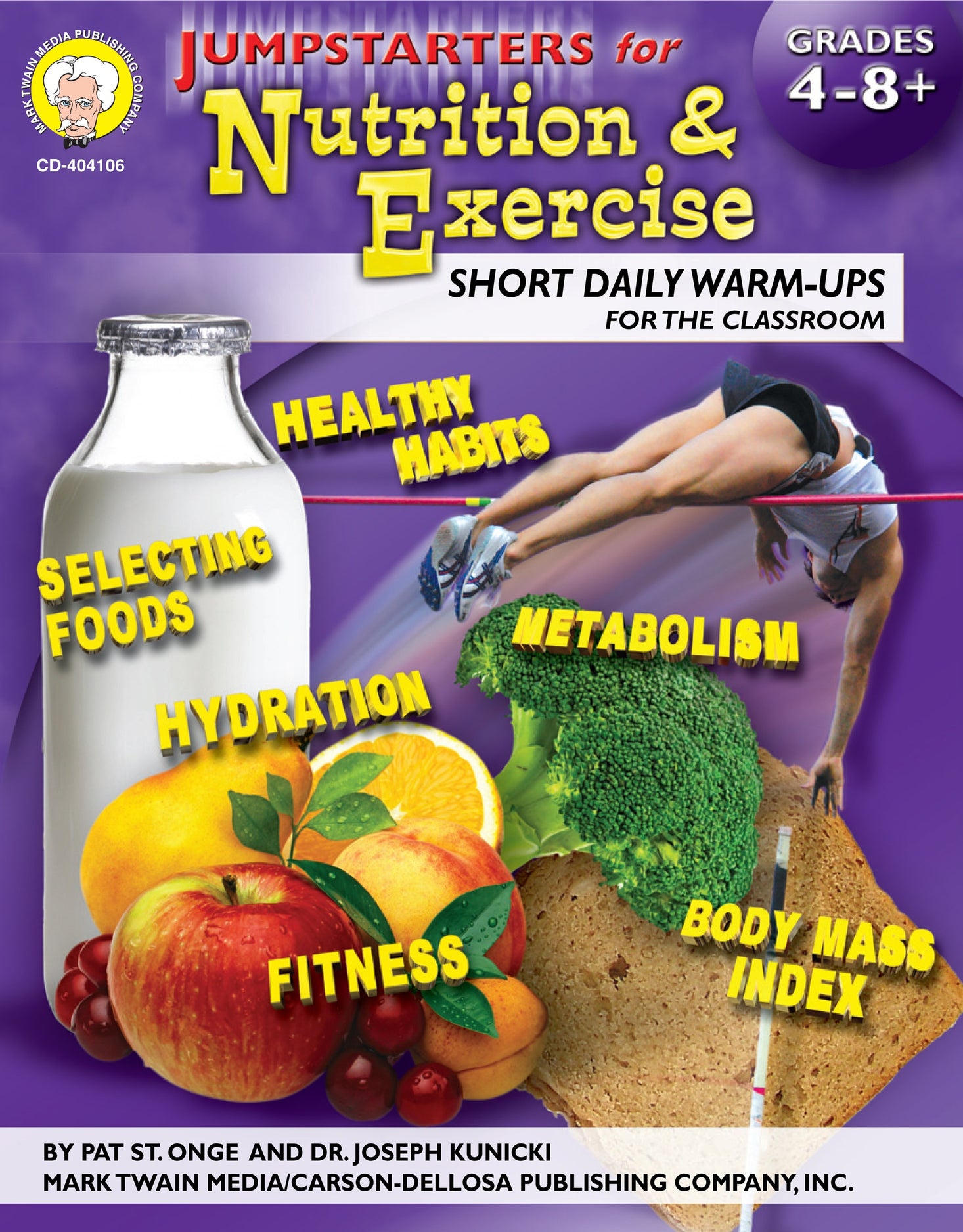 Gr 4-8 Jumpstarters for Nutrition and Exercise Ebook
