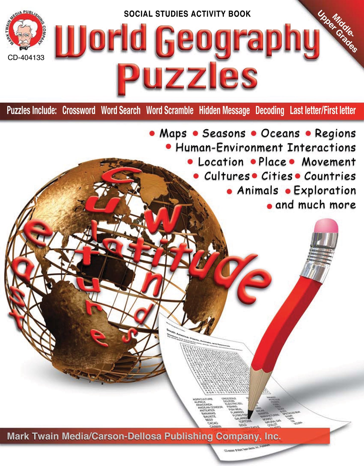 World Geography Puzzles Ebook