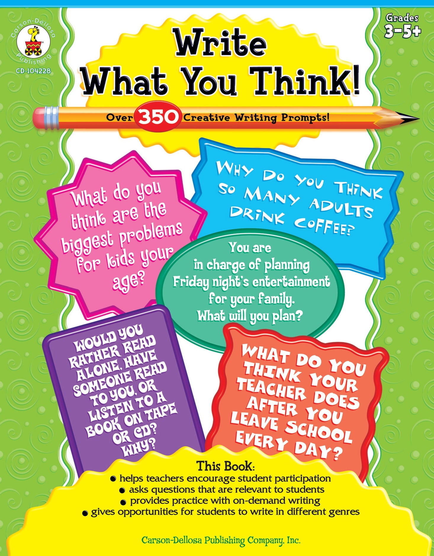 Gr 3-5 Write What You Think! Ebook