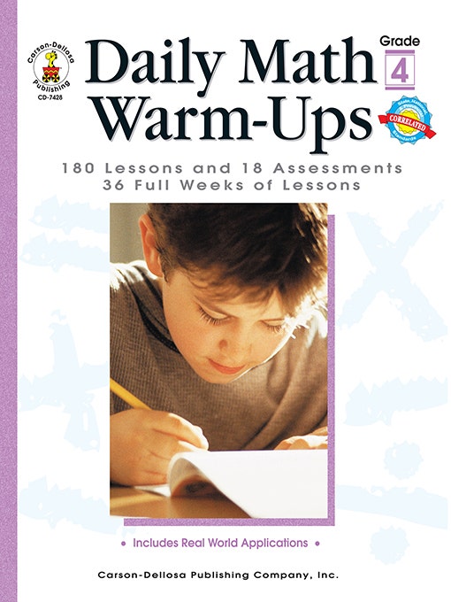 Gr 4 Daily Math Warm-Ups Ebook