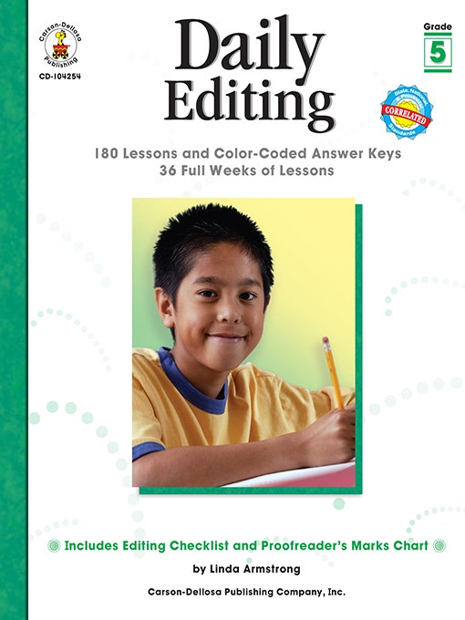 Gr 5 Daily Editing Ebook