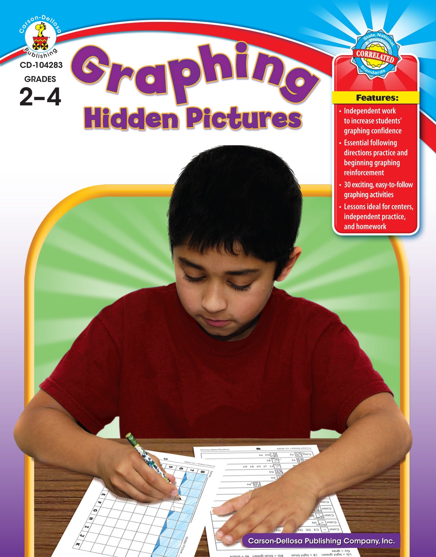 Gr 2-4 Graphing Hidden Pictures Ebook