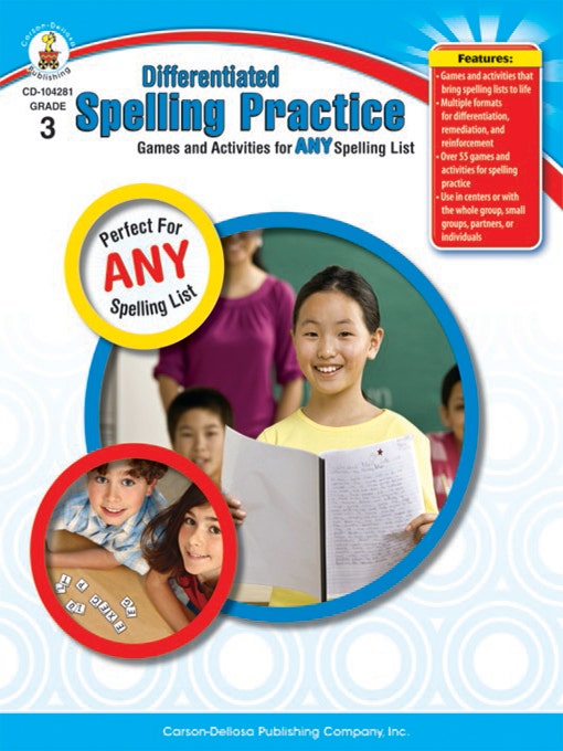 Gr 3 Differentiated Spelling Practice Ebook