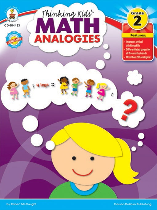 Thinking Kids Math Analogies (Grade 2) EBOOK