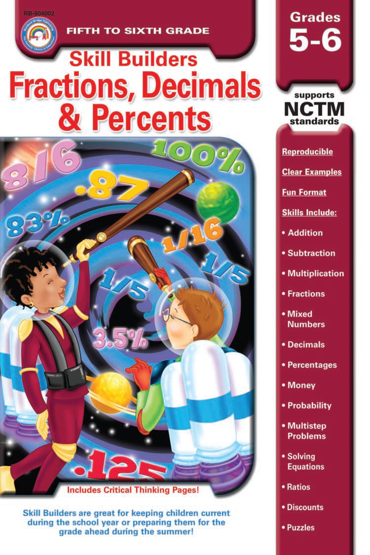 Fractions Decimals and Percents Ebook