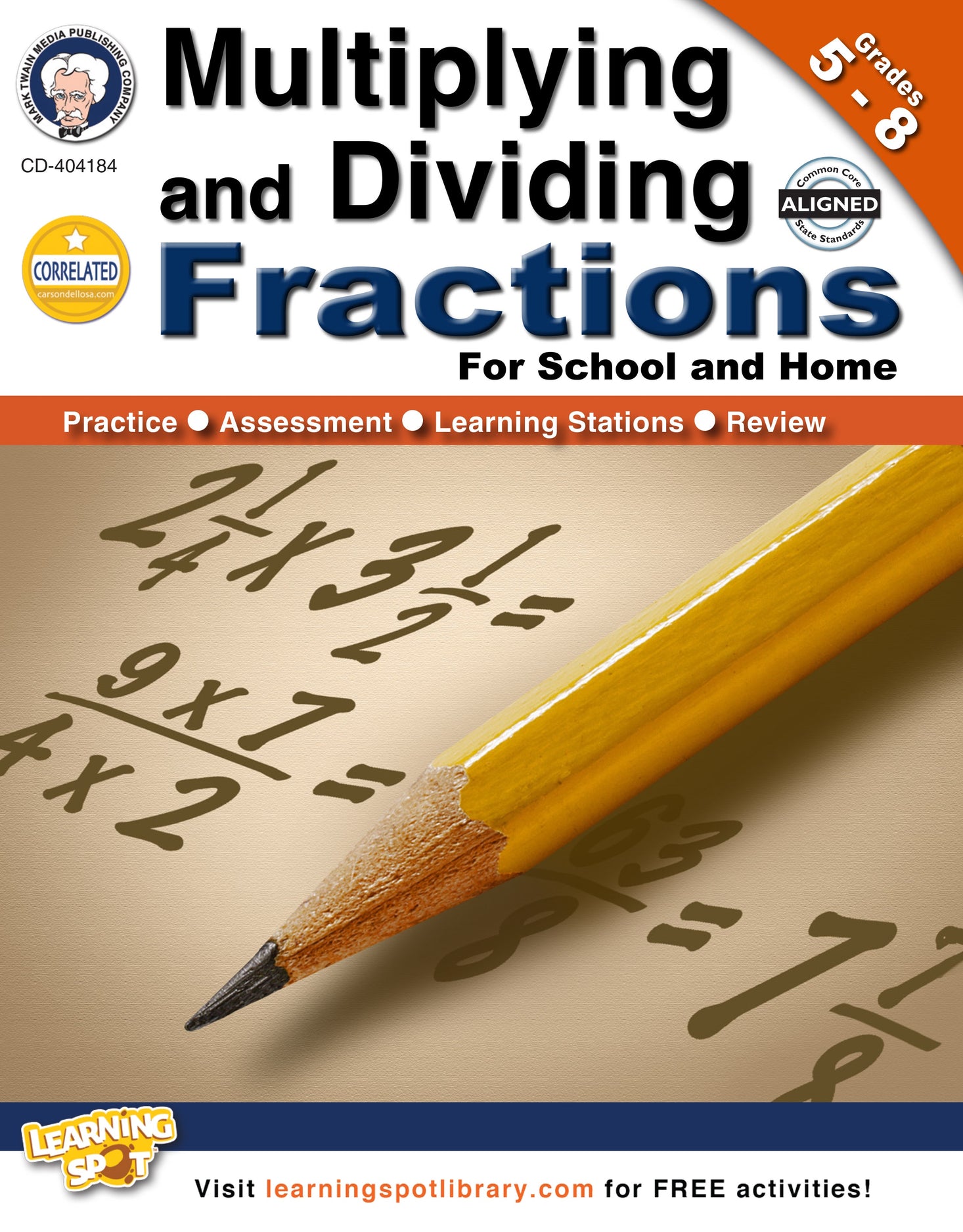 Multiplying and Dividing Fractions Ebook