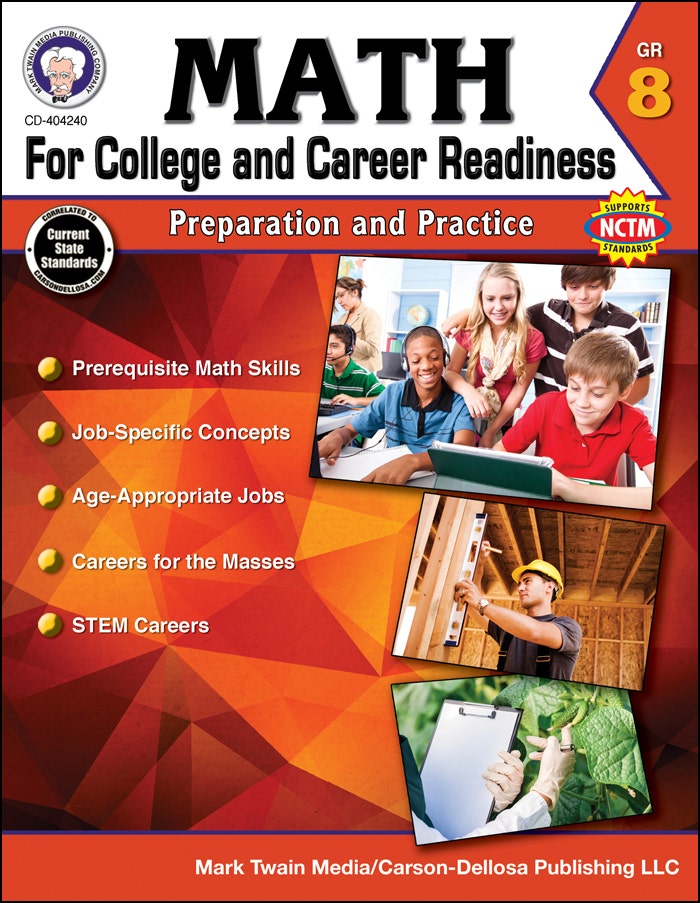 Math for College and Career Readiness Grade 8 Ebook