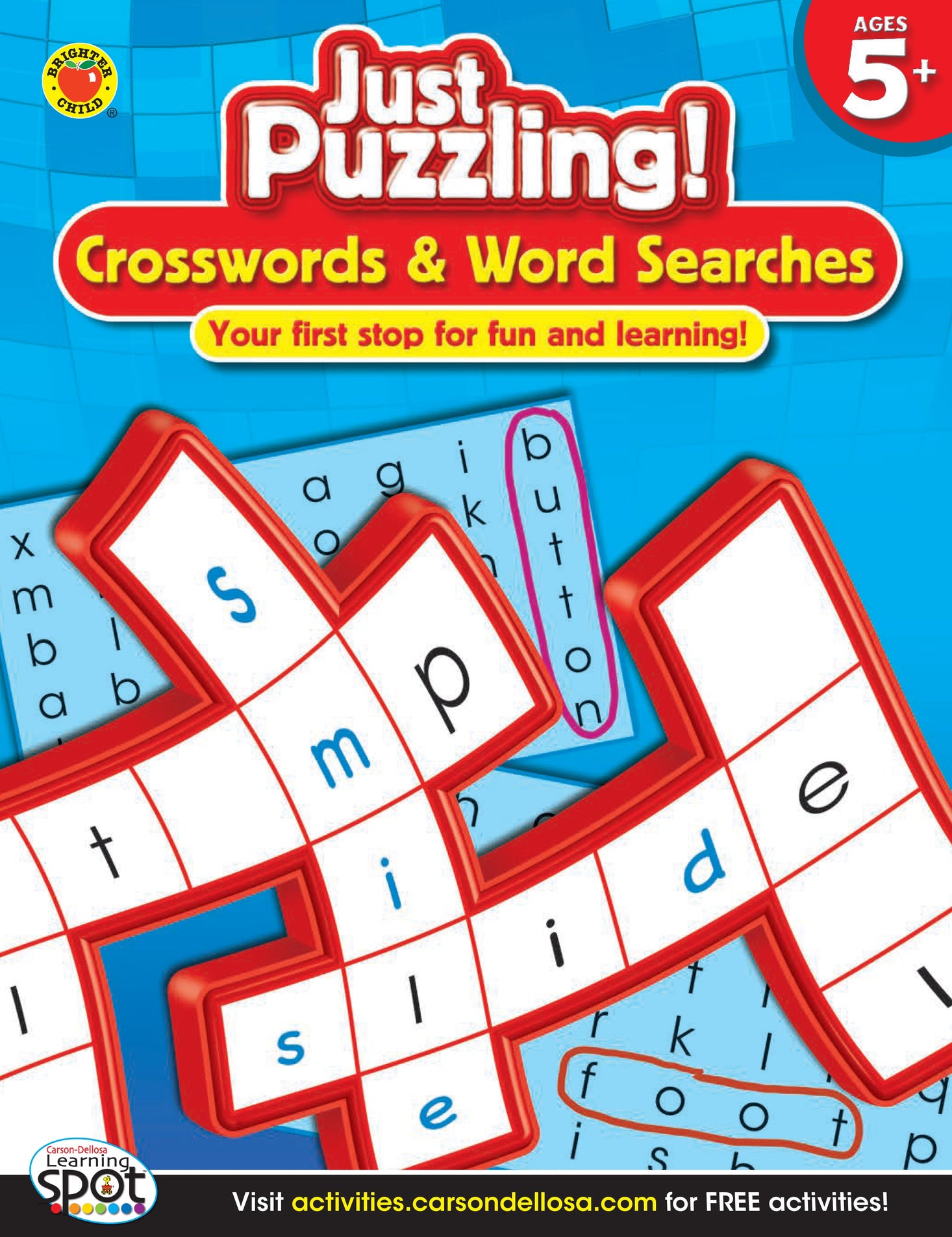 Crosswords and Word Searches (Grades K-1) Ebook