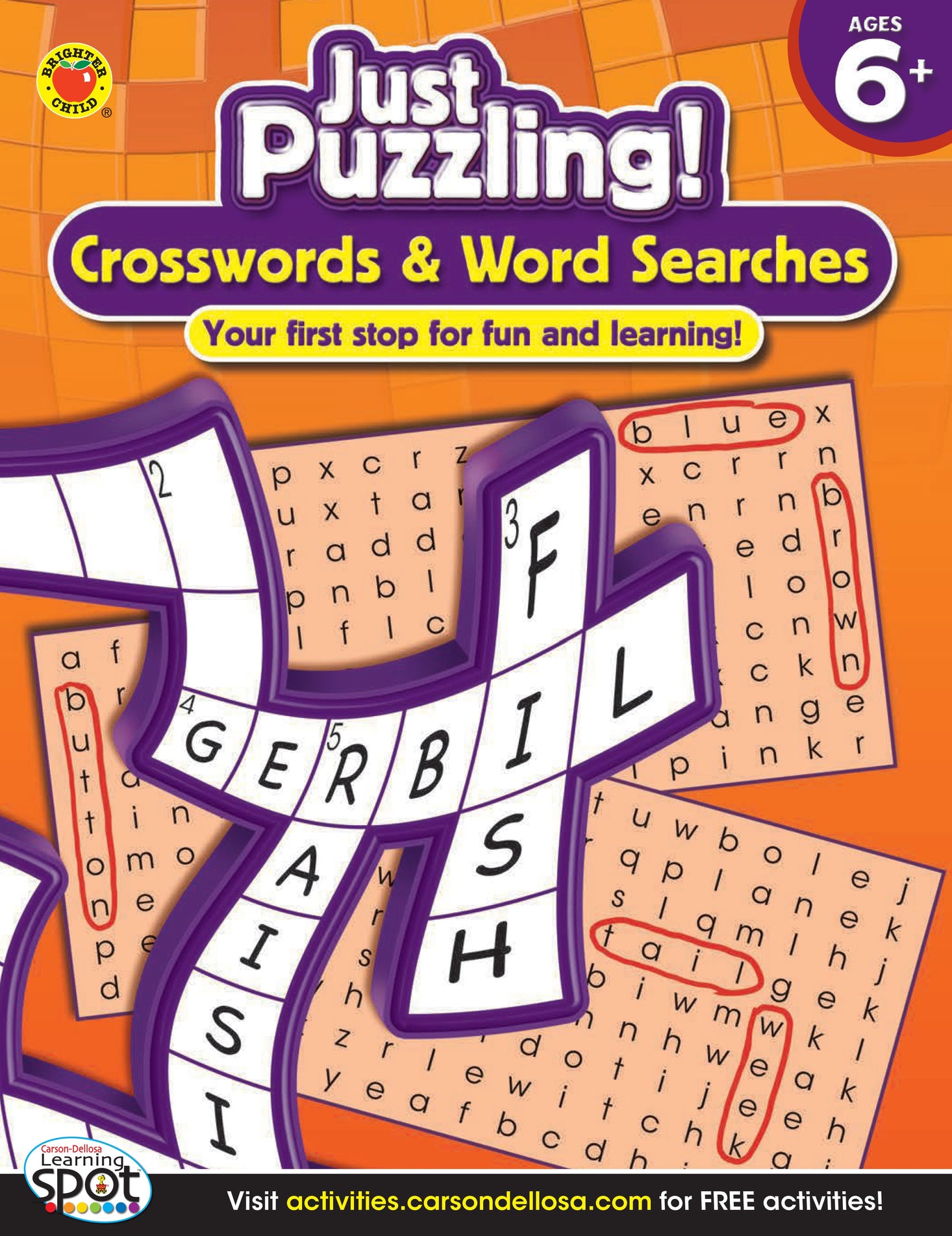 Crosswords and Word Searches (Grades 1-3) Ebook
