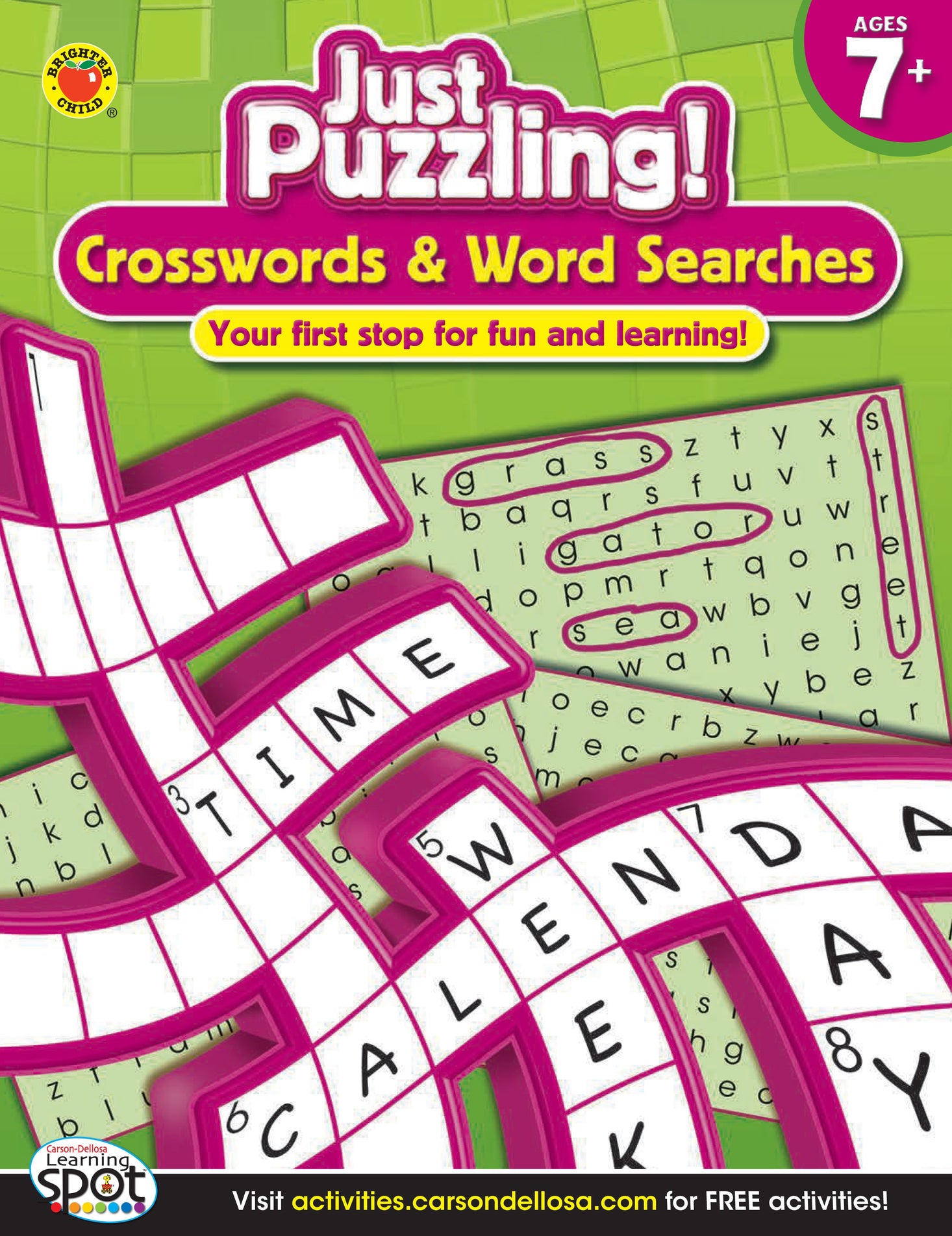 Crosswords and Word Searches (Grades 2-4) Ebook