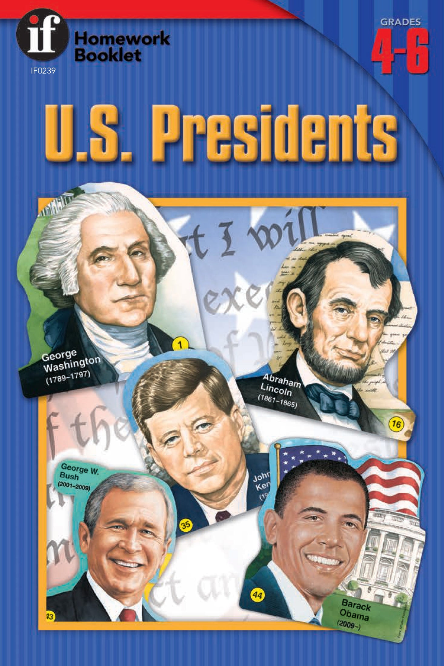 U.S. Presidents Homework Booklet Ebook