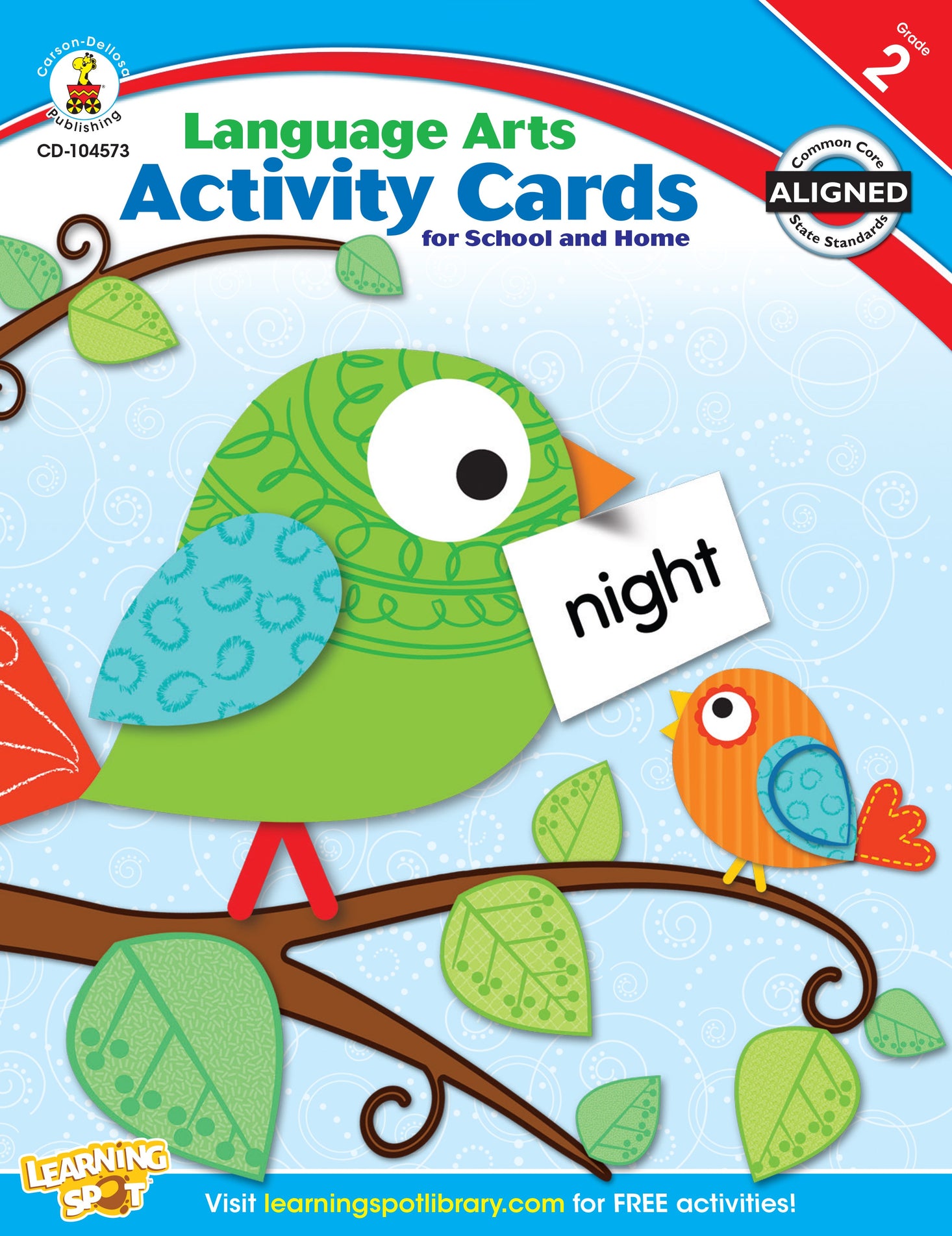 Language Arts Activity Cards for School and Home (Grade 2) E