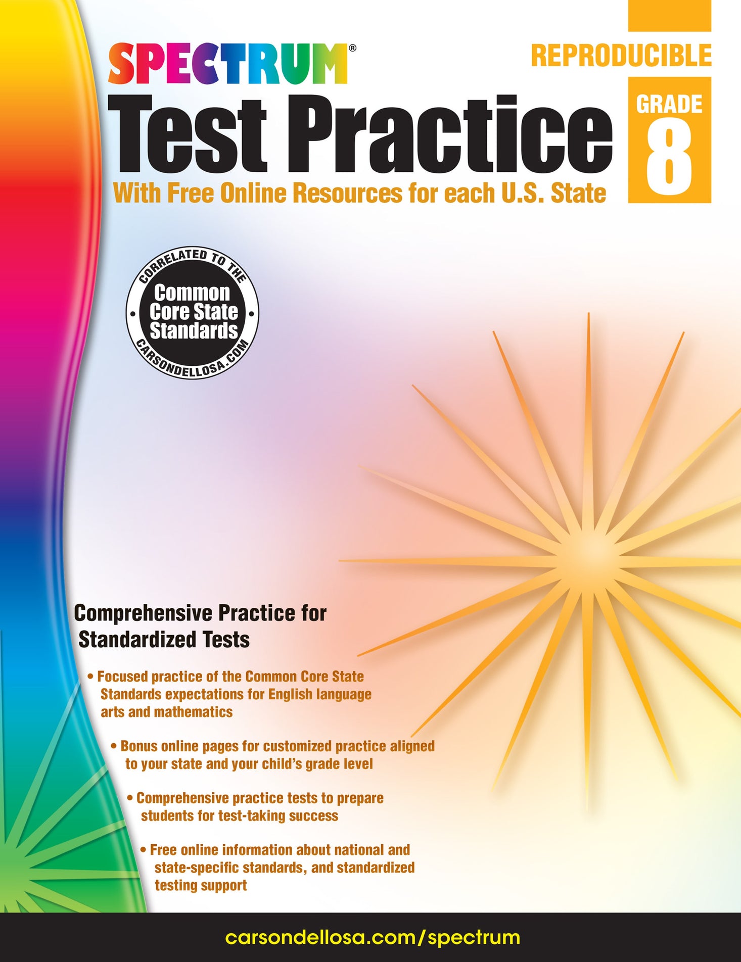 Spectrum Test Practice (Grade 8) Ebook