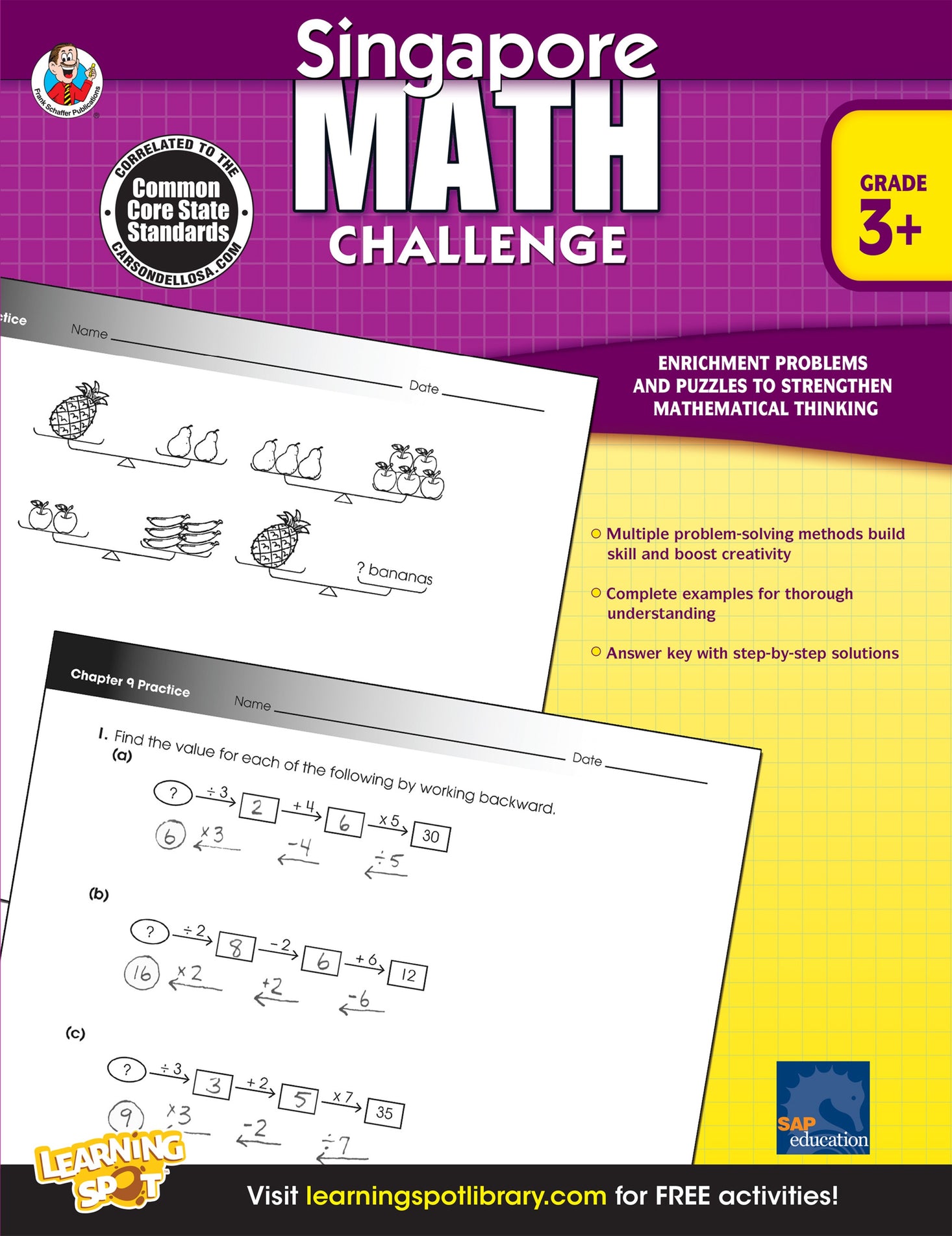 Singapore Math Challenge: Grades 3-5 Ebook
