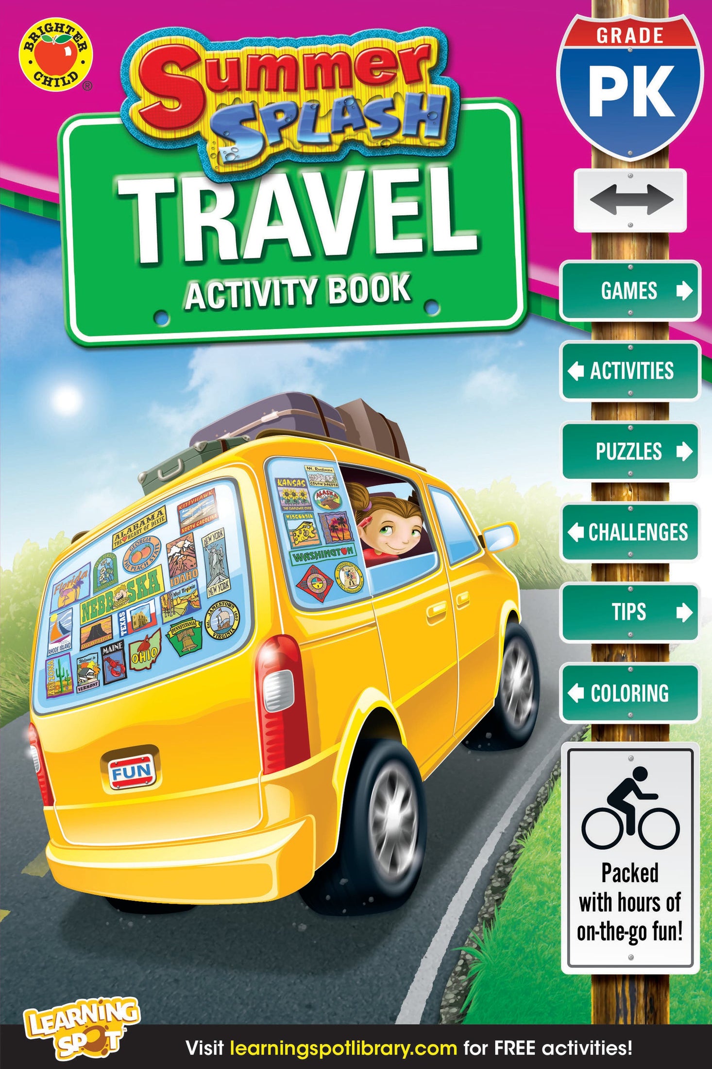 Summer Splash Travel Activity Book: PreKindergarten Ebook