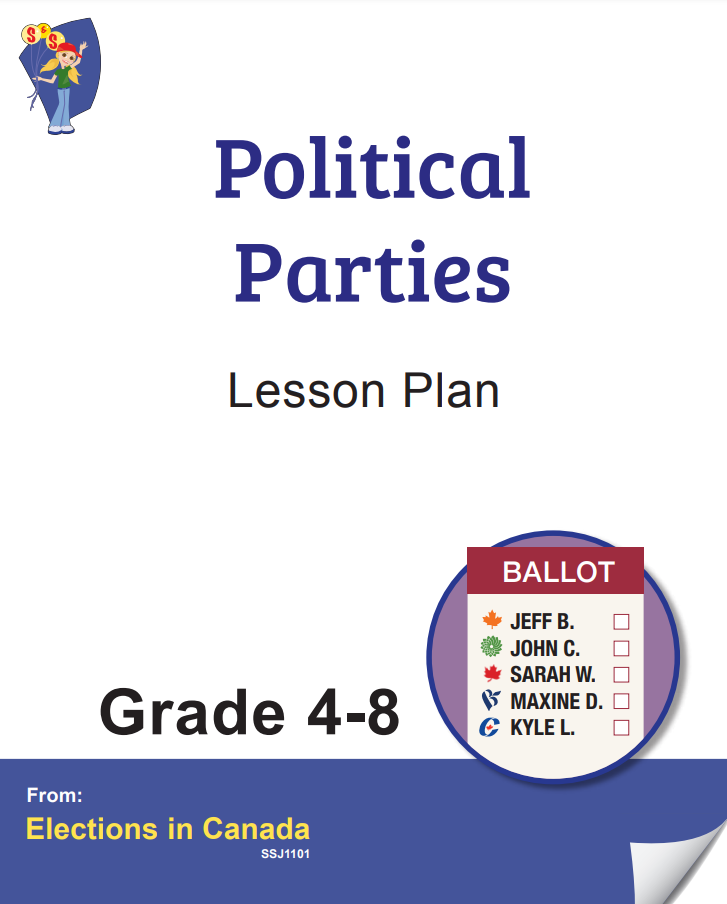 Political Parties Grades 4 to 8 (e-lesson plan) Ebook